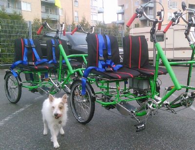 Cykel til 4 personer.